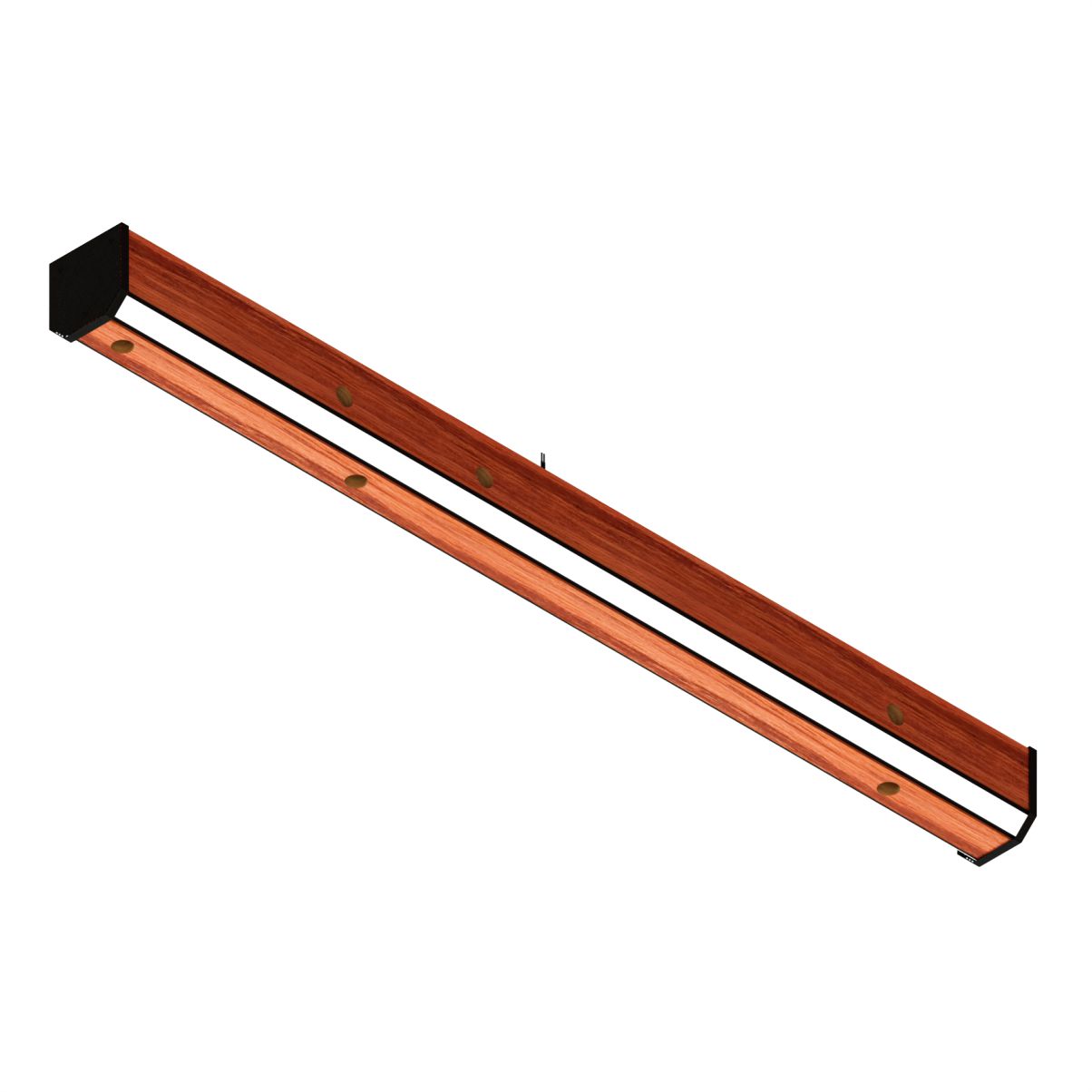 Luminária Teto Led Jade 36w 4000lm Bivolt Madeira Maciça