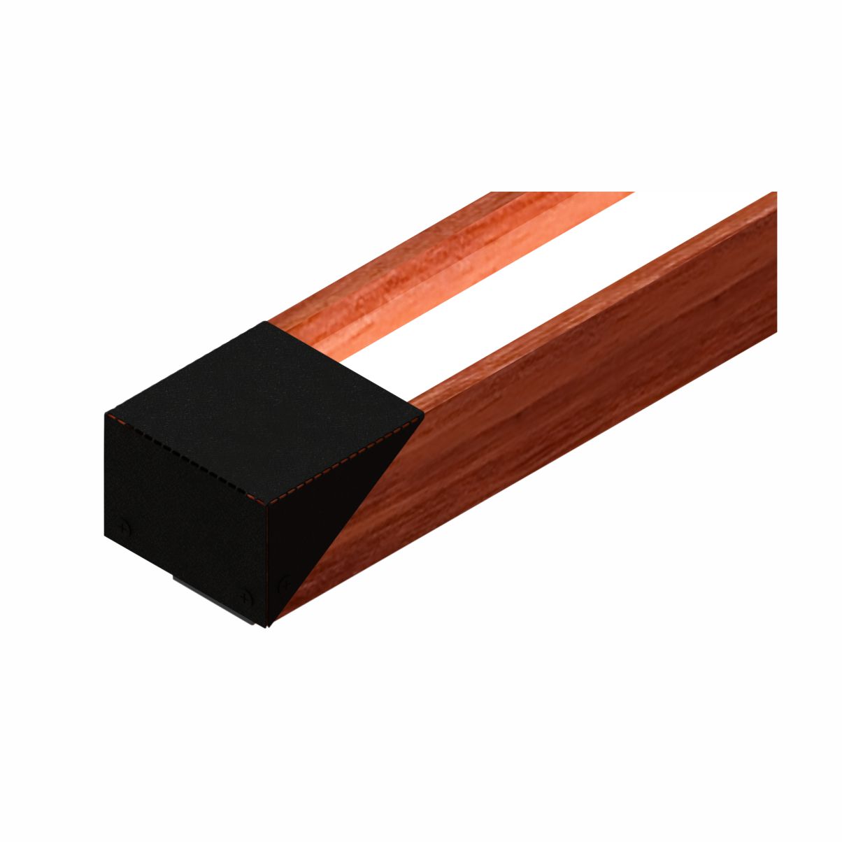 Luminária de LED Madrid 18W Bivolt para Teto em Madeira Maciça de Demolição