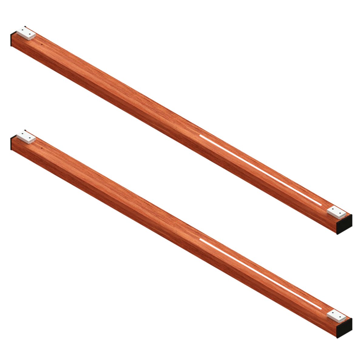 Luminária de Teto Led Dakota 36w 4000lm Madeira Maciça