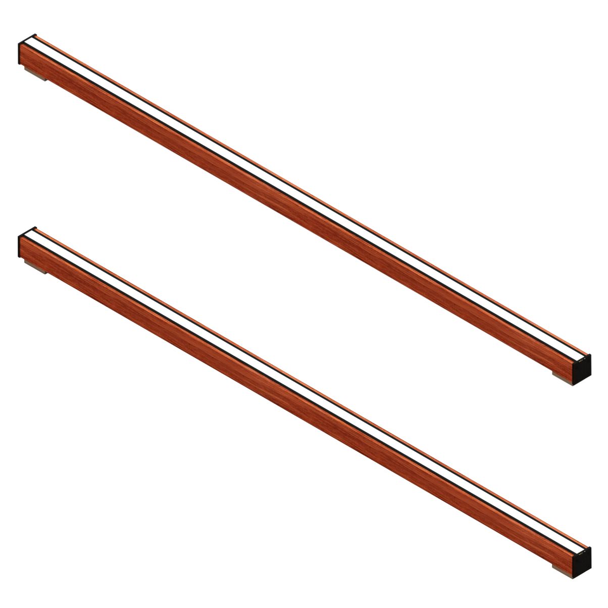 Luminária de Teto Led Egito 18w 2000lm Madeira Maciça