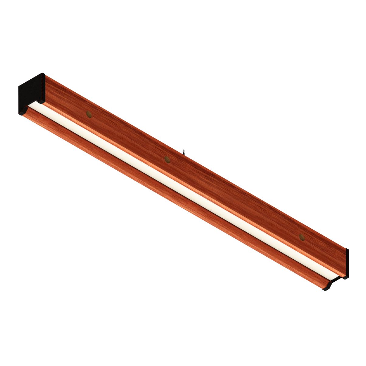 Luminária de Teto Led Rubi 36w 4000lm Madeira Maciça