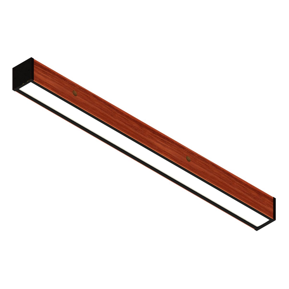 Luminária de Teto Led Safira 36w 4000lm Madeira Maciça