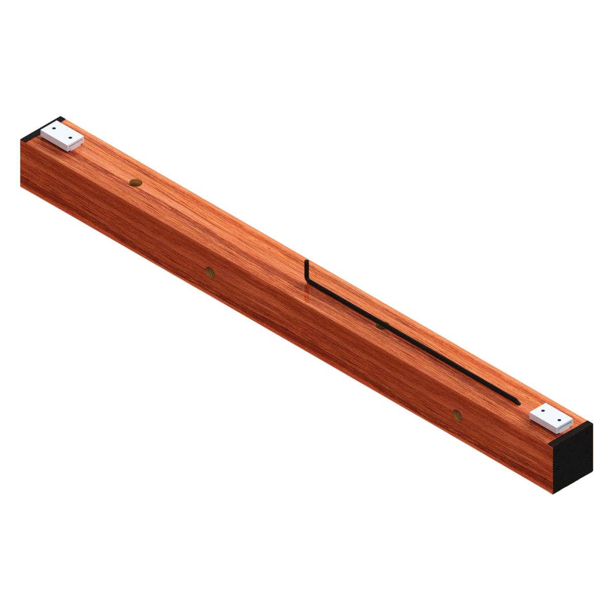 Luminária de Teto Led Safira 36w 4000lm Madeira Maciça