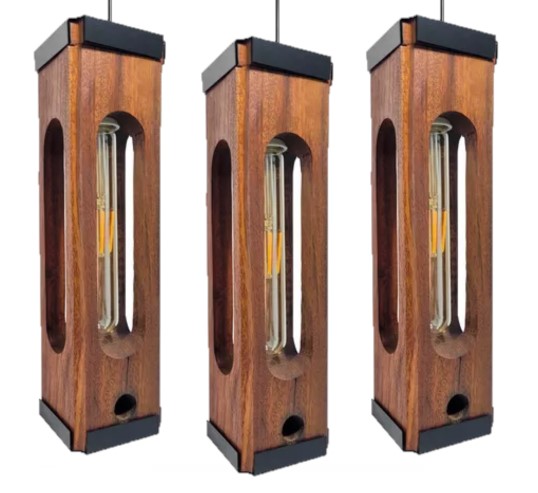 Luminaria Pendente Indiana Cabo Pp para Lâmpada T30 4w