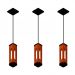 Luminaria Pendente Indiana Cabo Pp para Lâmpada T30 4w