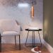 Luminaria Pendente Led Alasca Spot 7w Madeira Bivolt