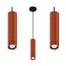 Luminaria Pendente Led Alasca Spot 7w Madeira Bivolt