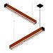 Luminaria Pendente Led Granada 36w Bivolt 4000lm Madeira