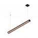 Luminaria Pendente Led Seul 36w 4000lm Bivolt Madeira Maciça