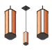 Luminaria Pendente Madeira Canto Agata Led 18w 2000lm Bivolt