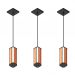 Luminaria Pendente Madeira Canto Agata Led 18w 2000lm Bivolt