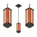 Luminaria Pendente Madeira Centro Agata Led 18w 2000lm