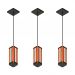 Luminaria Pendente Madeira Centro Agata Led 18w 2000lm