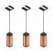 Luminaria Pendente Madeira Centro Agata Led 18w 2000lm
