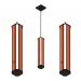 Pendente Canto Madeira Maciça Esmeralda Led 36w 4000lm Bivol
