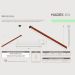 Pendente Horizontal Led Nevada 36w 4000lm Bivolt em Madeira