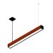 Pendente Horizontal Led Safira 36w 4000lm Bivolt Madeira