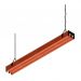 Pendente Led Alabama 36w 4000lm Madeira Maciça Corrente