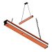 Pendente Led Ônix 36w 4000lm Bivolt Madeira Maciça Corrente