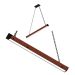 Pendente Led Horizontal Oregon 36w 4000lm Madeira Corrente