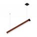 Pendente Led Horizontal Oregon 36w 4000lm Madeira Maciça