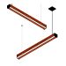 Pendente Led Jade 36w 4000lm Bivolt Madeira Maciça