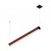Pendente Led Minnesota 72w 8000lm Bivolt Madeira com 2 Focos