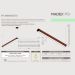 Pendente Led Minnesota 72w 8000lm Bivolt Madeira com 2 Focos