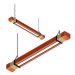 Pendente Led Orion 36w 4000lm Bivolt Madeira Maciça Corrente