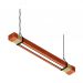 Pendente Led Orion 36w 4000lm Bivolt Madeira Maciça Corrente