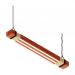 Pendente Led Pégaso 36w 4000lm Bivolt Madeira Maciça Corrente