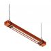 Pendente Led Pólux 48w 4800lm Bivolt Madeira Maciça Corrente
