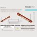 Pendente Led Pólux 48w 4800lm Bivolt Madeira Maciça Corrente