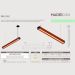 Pendente Led Rubi 36w 4000lm Bivolt Madeira Maciça