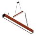 Pendente Led Safira 36w 4000lm Madeira Maciça Corrente