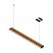 Pendente Led Topázio 36w 4000lm Bivolt em Madeira Maciça