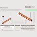 Pendente Led Turquesa 36w 4000lm Bivolt - Design em Madeira