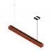 Pendente Perseu 24w com 4 Spots Led - Madeira Maciça