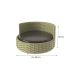 Sofá Caminha Pets Comfort Redonda Estofamento Impermeável - Junco Verde Militar