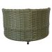 Sofá Caminha Pets Comfort Redonda Estofamento Impermeável - Junco Verde Militar