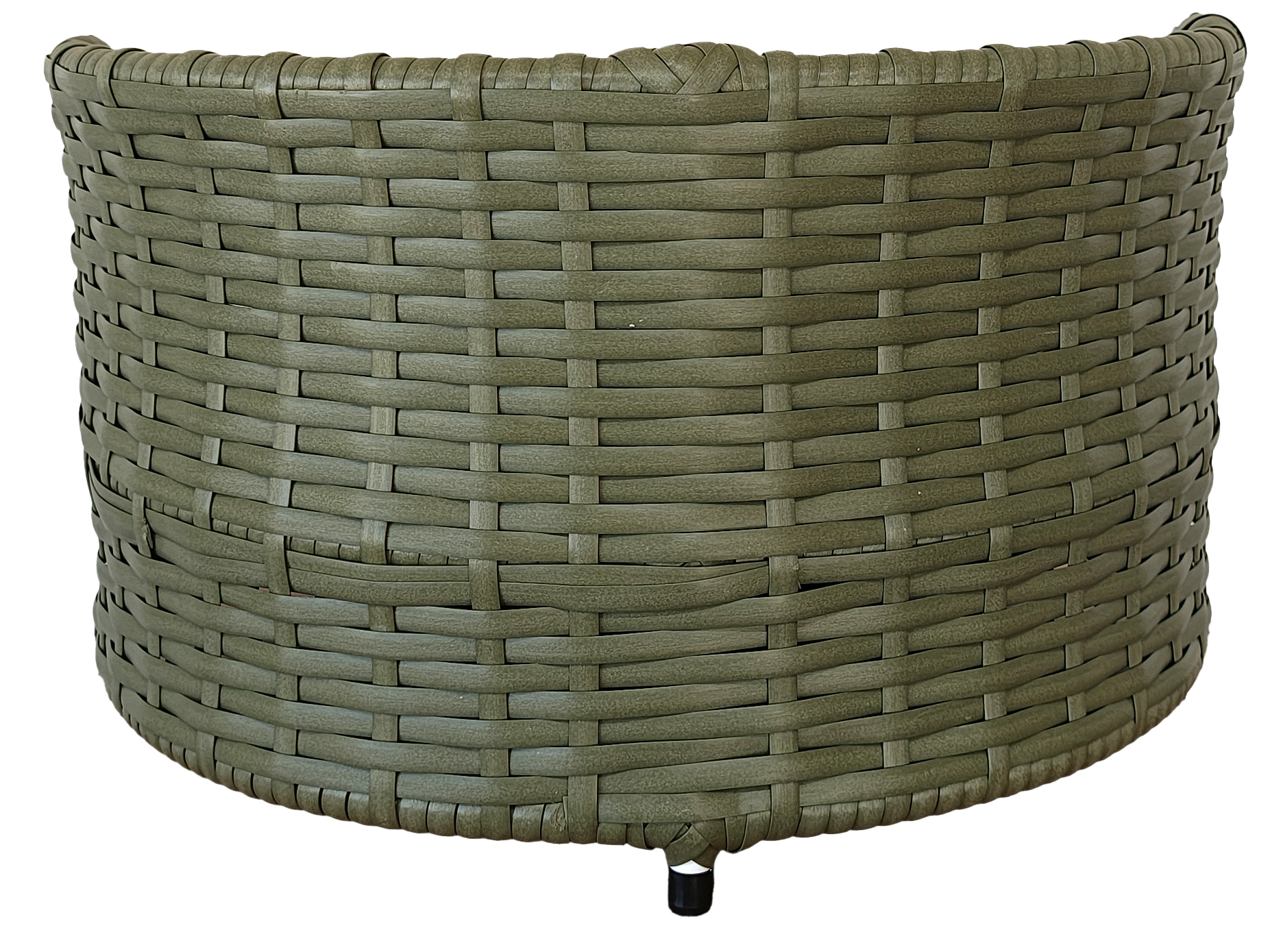 Sofá Caminha Pets Comfort Redonda Estofamento Impermeável - Junco Verde Militar