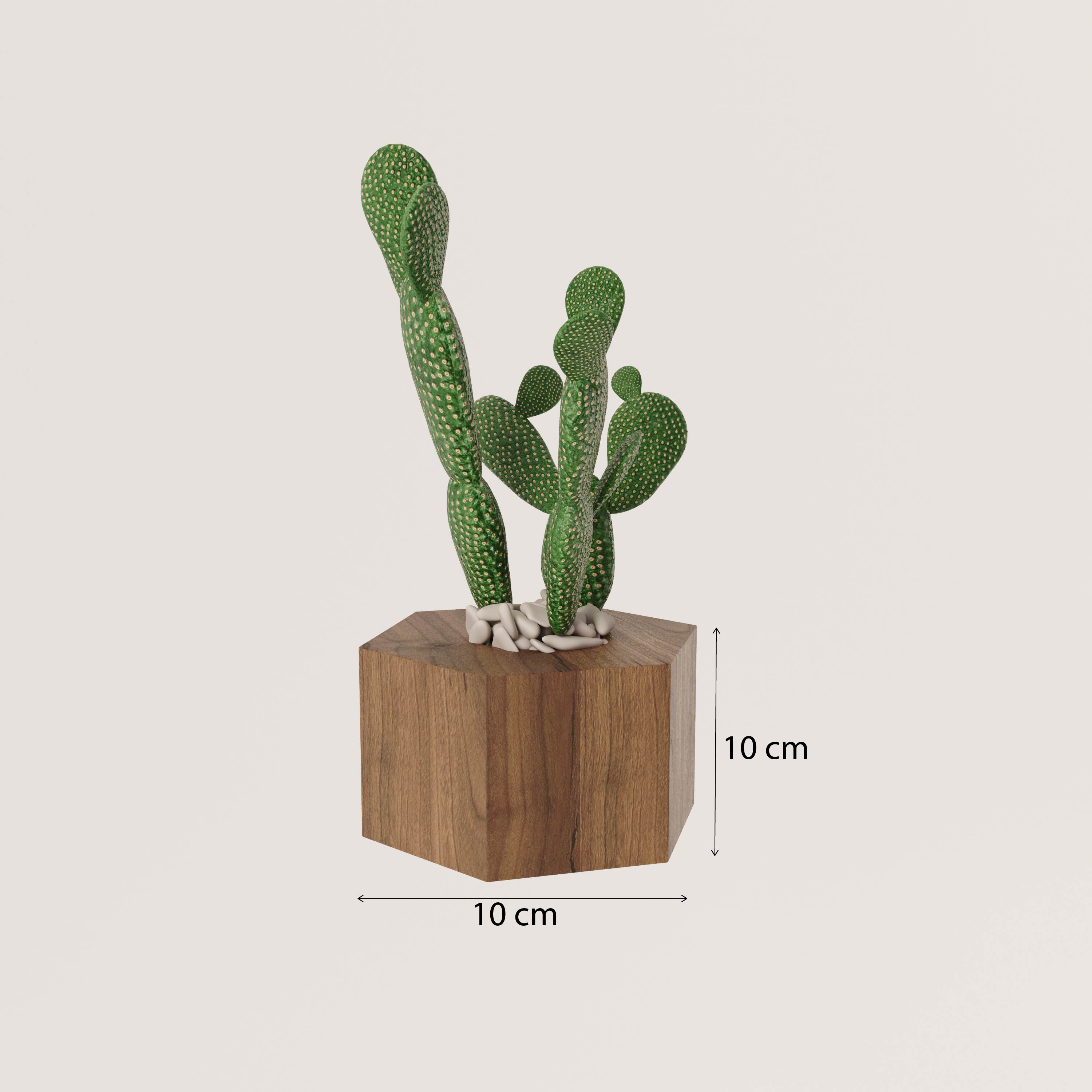 Vaso Cachepot de Madeira de Demolição Rústica para Decoração
