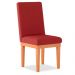 Cadeira de Jantar Alice Suede Vermelho Madeira Estofados