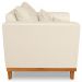 Poltrona Sala de Estar Beny Suede Com Almofadas Decorativas Madeira Estofados