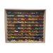 Expositor Para 100 Carrinhos da Escala 1:64 Em 45° Cru Com 2 Portas Paris