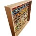 Expositor Para 60 Miniaturas De Carrinhos Escala 1:64 Mdf Cru Wave