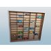 Expositor Para 60 Miniaturas Escala 1:64 Mdf Cru Caracas Com 2 Portas