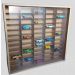 Expositor Para 60 Miniaturas Escala 1:64 Mdf Cru Caracas Com 2 Portas