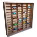 Expositor Para 60 Miniaturas Escala 1:64 Mdf Cru Caracas Com 2 Portas