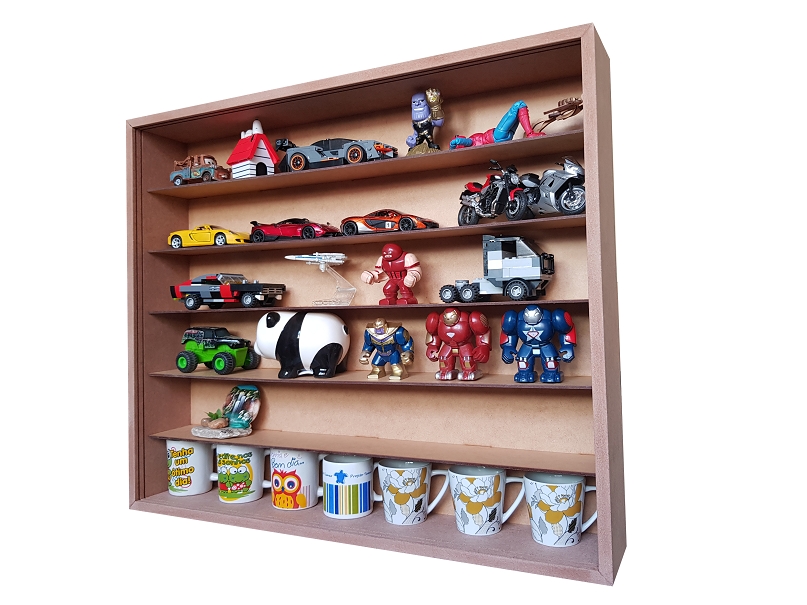 Expositor Para Miniaturas Carrinhos Roma Cru